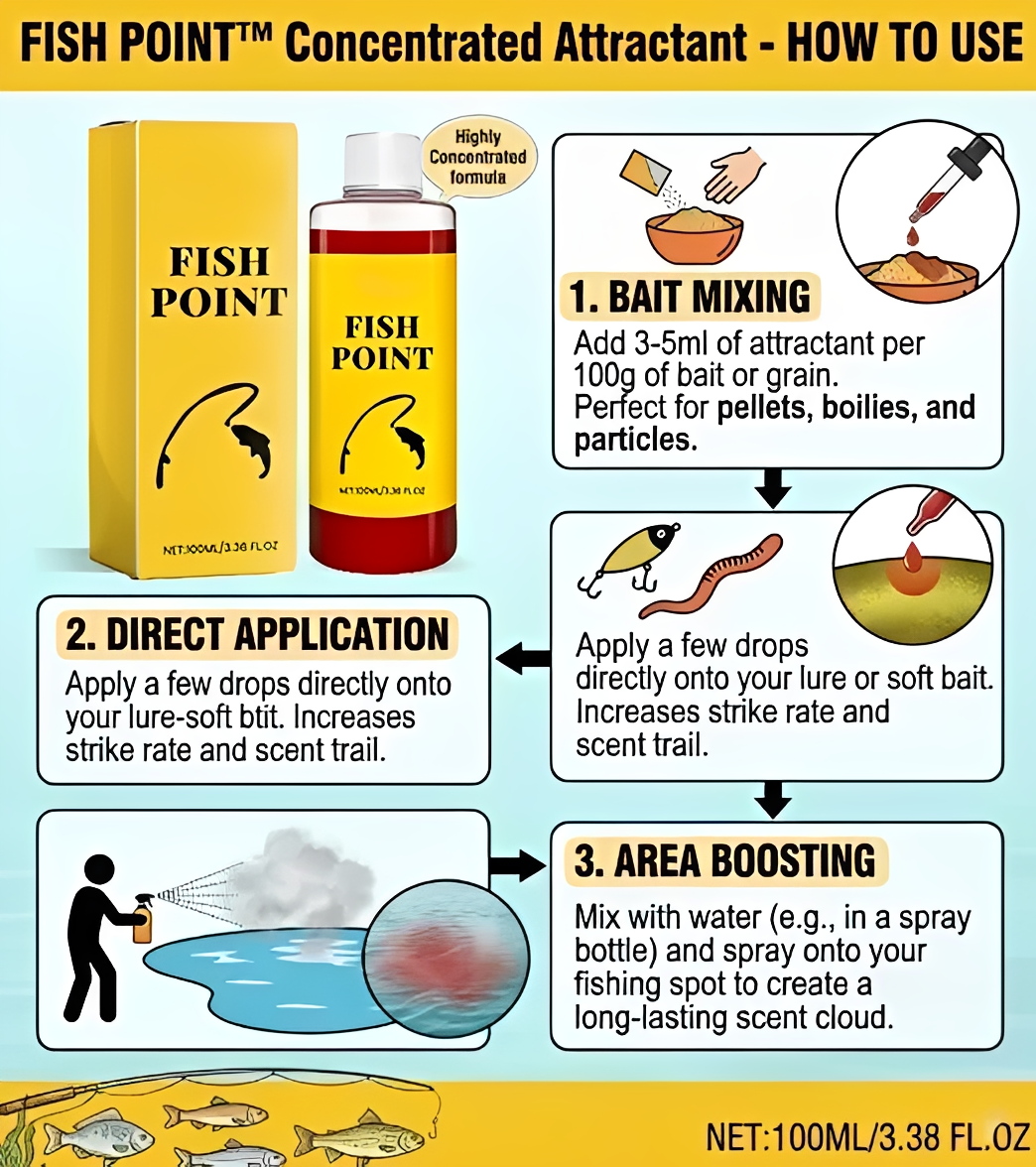 🔥45K+ SOLD! 🎣 Concentrated Fish Attractant Liquid – 🐟Fast-Acting Red Worm Formula