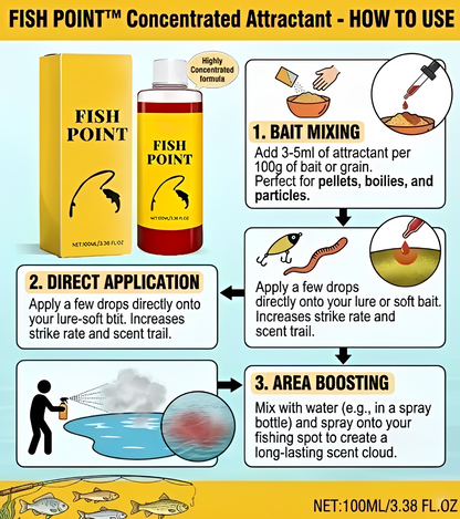 🔥45K+ SOLD! 🎣 Concentrated Fish Attractant Liquid – 🐟Fast-Acting Red Worm Formula