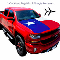 Texas Motorhaubenabdeckung mit 2 Clips