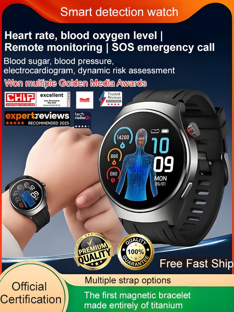 【🔥49% Off】❤️ Flagship Smartwatch for Health Protection, 24/7 Health Data Center🥰