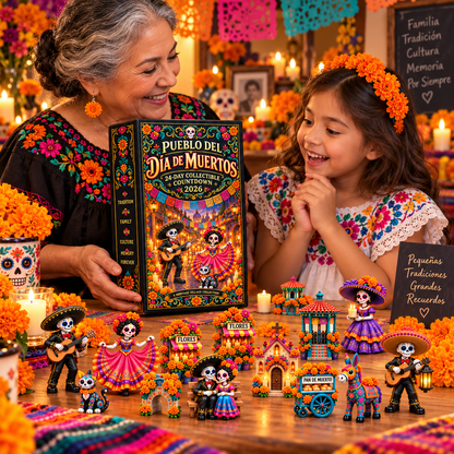 24-Day Día de los Muertos Miniature Countdown Calendar