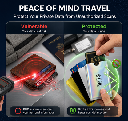 ⚡️Flash Sale ⏰️Last Day Special Price $19.99 ✨RFID Blocking Card Sleeves (8-Pack)