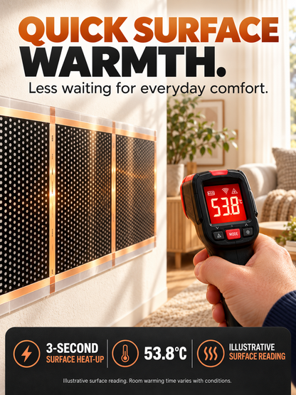 🔥 2026 New Graphene Wall Heater – German-Inspired Heating Technology for Cozy Winter Comfort ❄️🏠