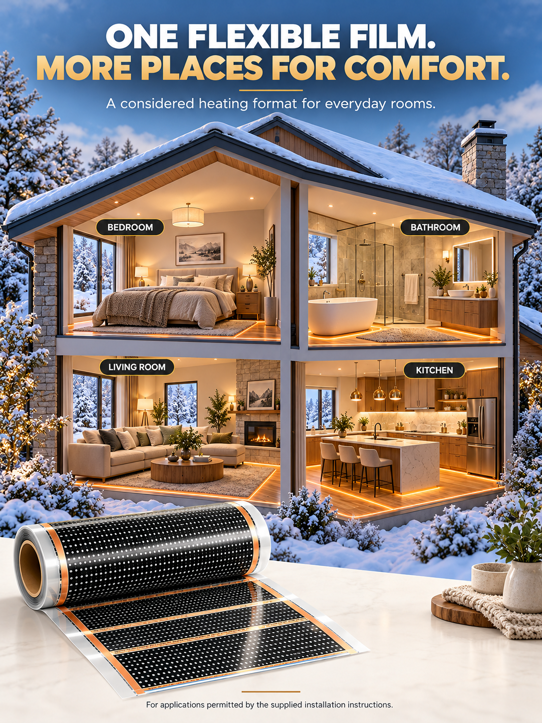 🔥 2026 New Graphene Wall Heater – German-Inspired Heating Technology for Cozy Winter Comfort ❄️🏠