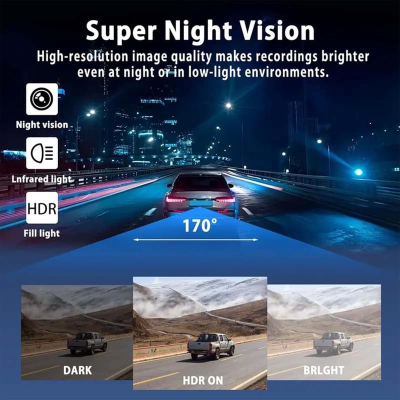 ⚡️Flash Sale🎁LAST DAY 49% OFF🔥Full View Car Dashcam System