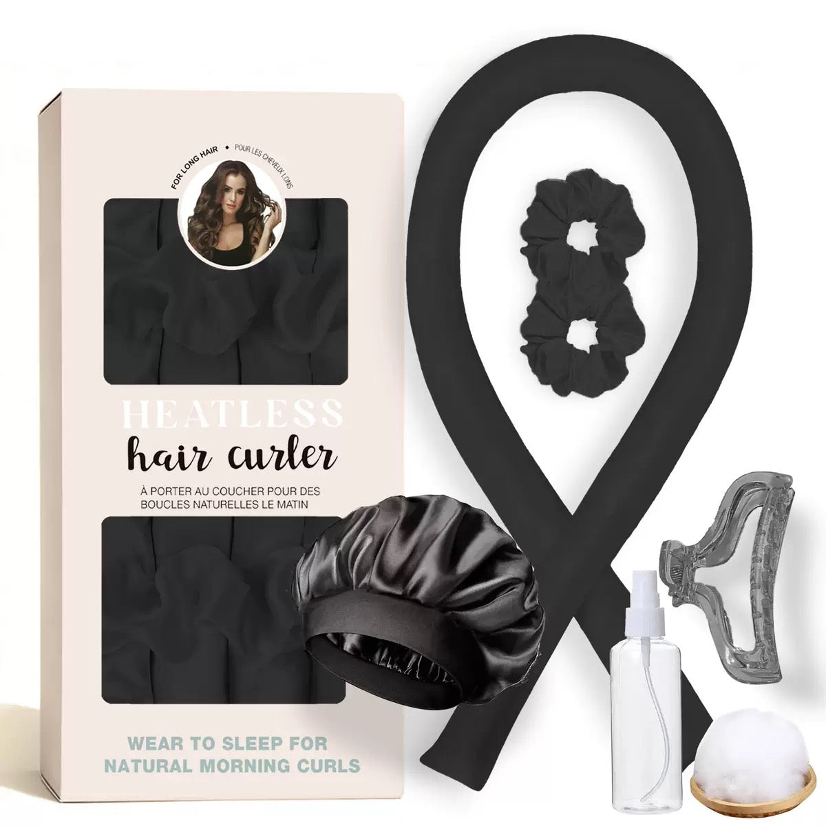 🏅🎁Buy 3 Get 20% Off🔥Heatless Curling Rod Headband👩Get Natural, Voluminous Curls While You Sleep 😍