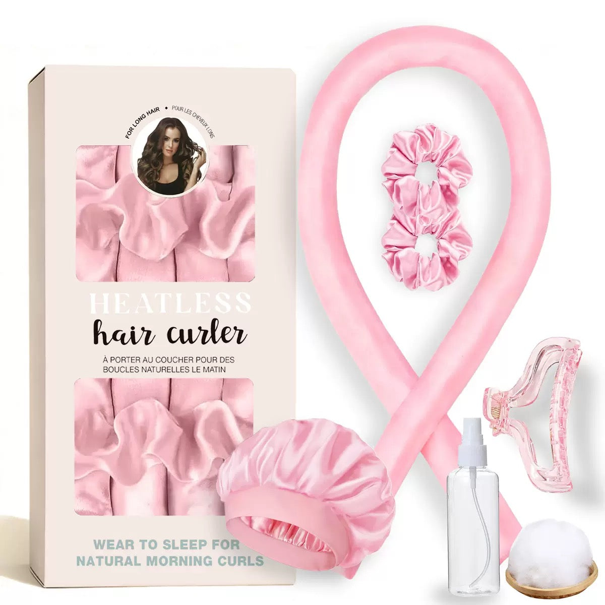 🏅🎁Buy 3 Get 20% Off🔥Heatless Curling Rod Headband👩Get Natural, Voluminous Curls While You Sleep 😍