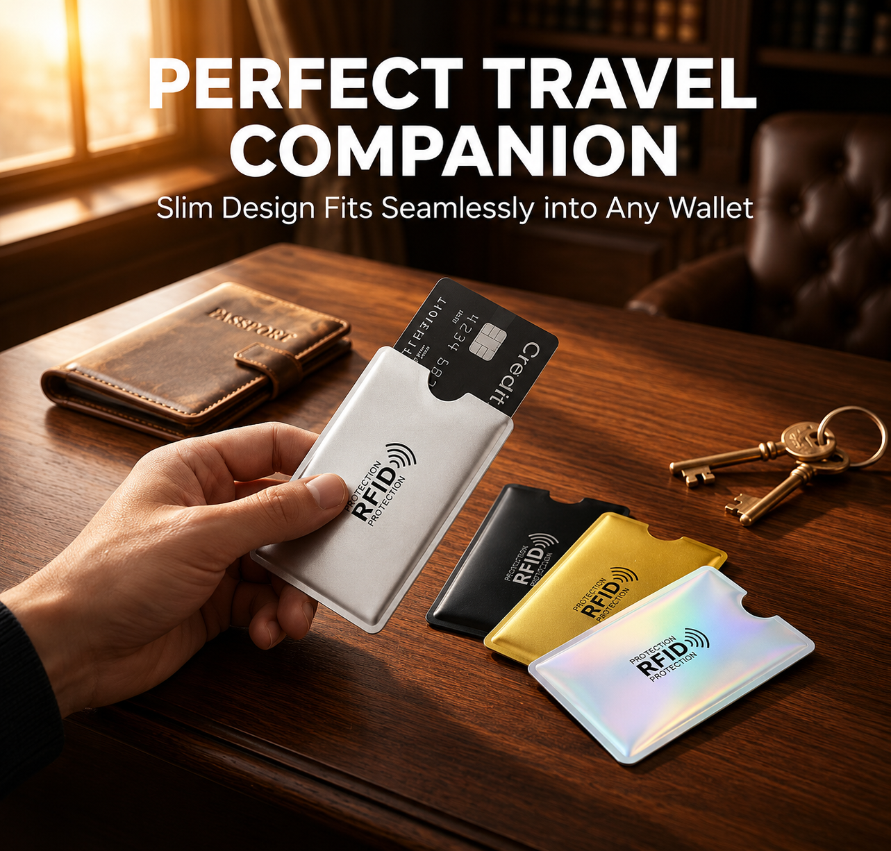 ⚡️Flash Sale ⏰️Last Day Special Price $19.99 ✨RFID Blocking Card Sleeves (8-Pack)