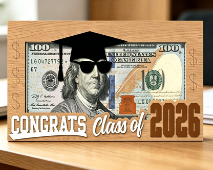 ⏰Ends Today: 50% OFF!👏Class of 2026 Graduation Money Holder – Stylish, Sentimental, Unforgettable
