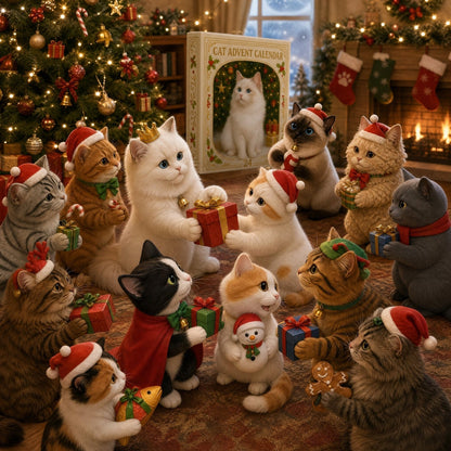 🐱🎄Advent Calendar 2026 Cat Advent Calendar - Giftfor Adults Friends CatOwners and Lovers Christmas Holiday Countdown Gift