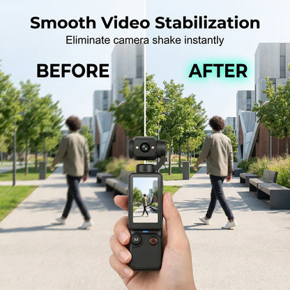 2026 Newest Xtra Pro — 4K AI Pocket Camera with 180° Rotating Lens