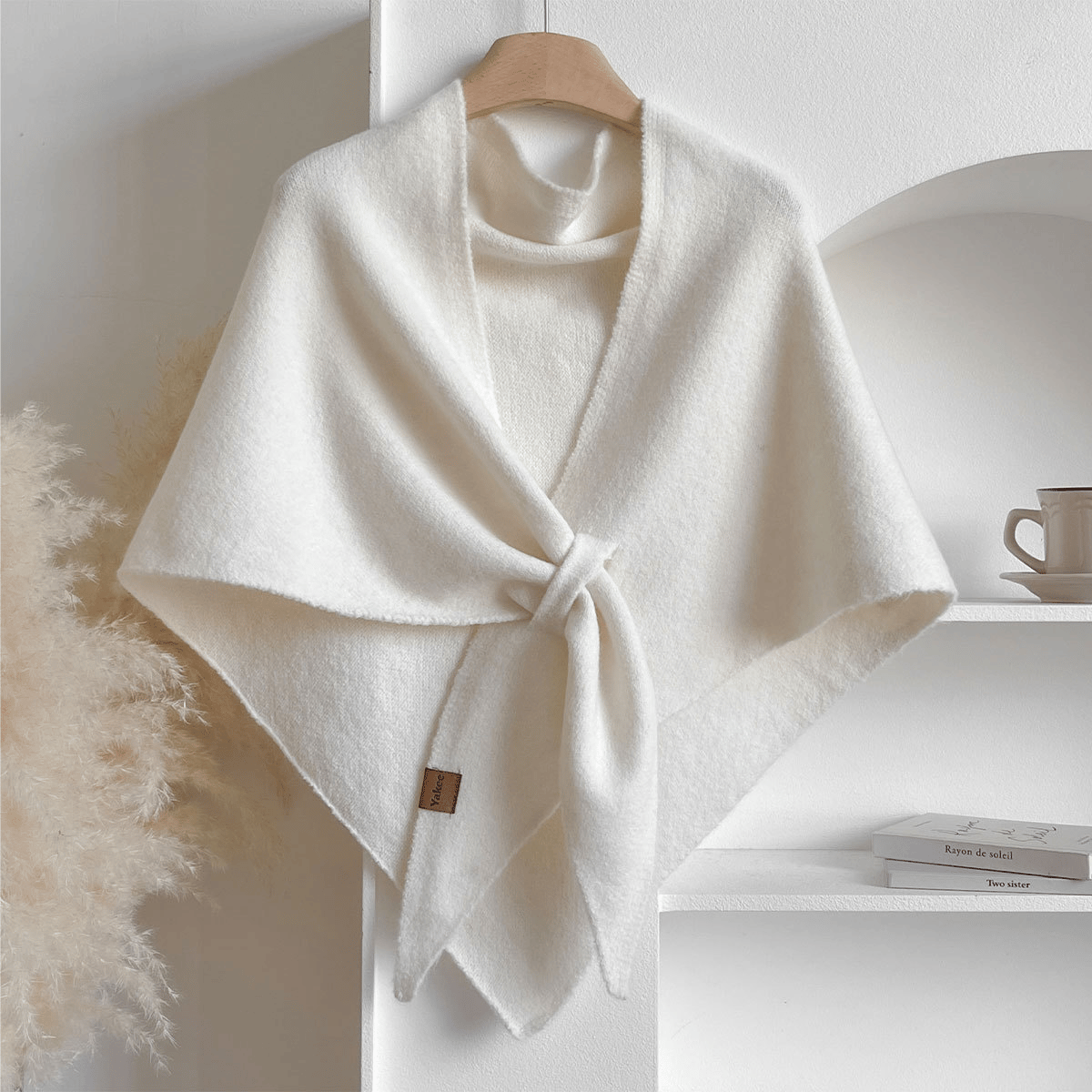 Women's Solid Color Scarf Casual Soft Comfortable Shawl for Daily Wear