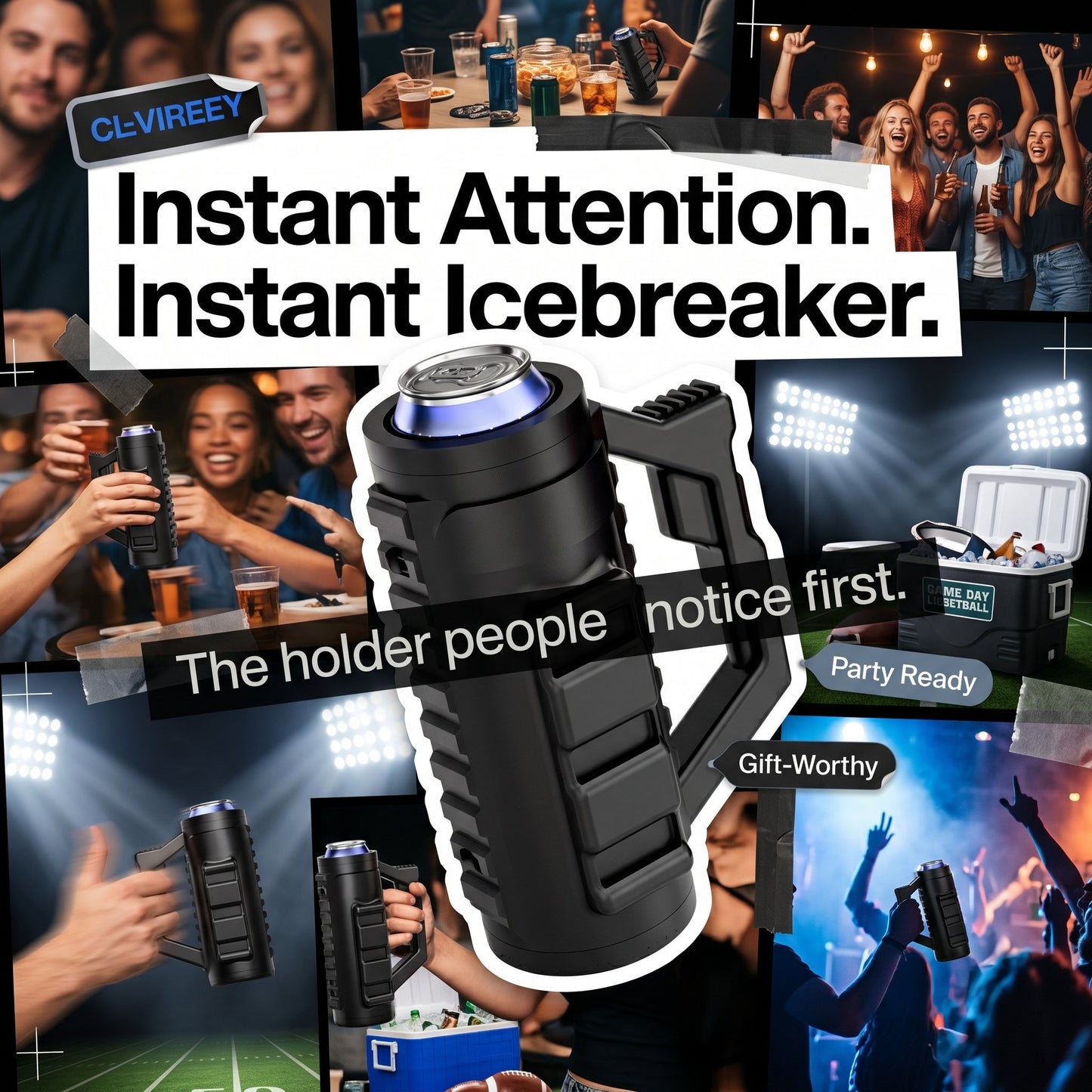 ⏰Last day Promotion🔥Tactical Assault Beverage Holder – The Ultimate Can Carrier for Any Occasion