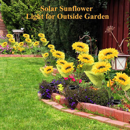 🌻Mother's Day Sale 49% OFF 🔥- 🌞Solar LED Sunflower Garden Lights-29.6inch/74cm