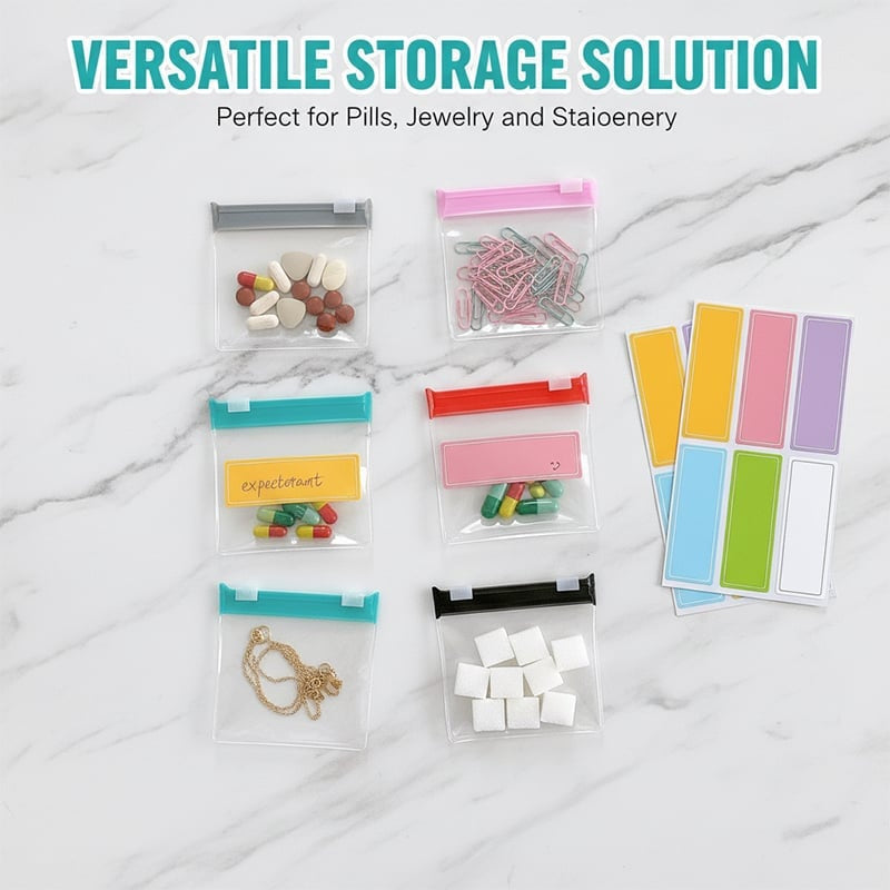 ⏰️Last Day Special Price $16.99 💥Flash Sale🔥Self-Sealing Zip Storage Bags for Travel & Daily Organization