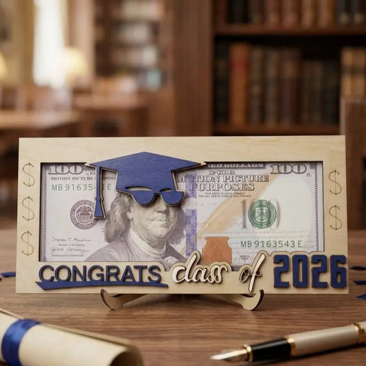 ⏰Ends Today: 50% OFF!👏Class of 2026 Graduation Money Holder – Stylish, Sentimental, Unforgettable