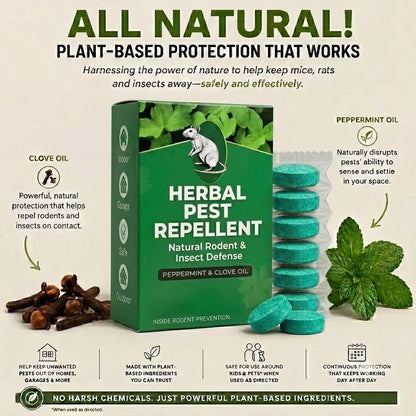 🐀 50% OFF NOW!⚡🟢Rodent-Insect Repellent Tablets - 12 Pack