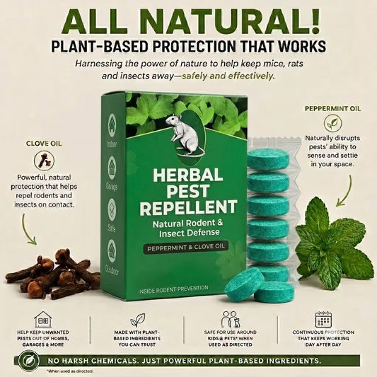 🐀 50% OFF NOW!⚡🟢Rodent-Insect Repellent Tablets - 12 Pack