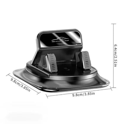 【DealsForYouDays】Car phone holder 360 degree rotation, suitablefor car navigation in-car dashboard, horizontaland vertica screen adjustment angle,suctioncup fixed non-slip mobile phone holdersuitable for iPhone and Android