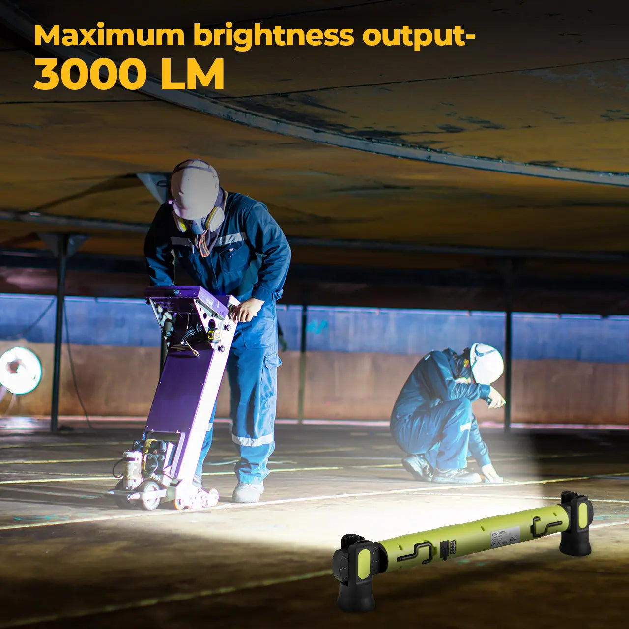 【FathersDayGift】🛠️ 3000LM Cordless Under Hood Work Light Bar for Car Repair & Garage Use
