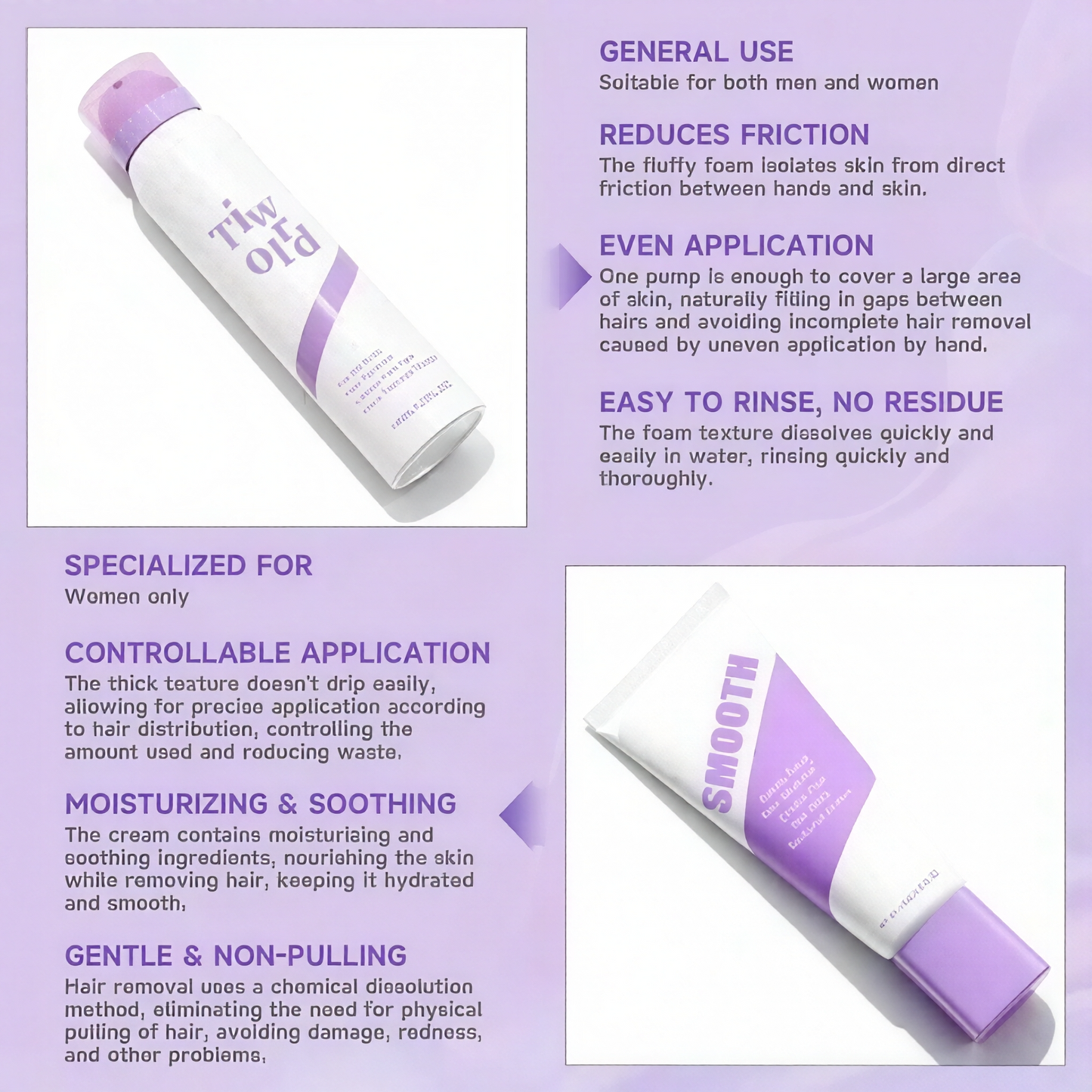 🔔 50% OFF FLASH SALE! Pain-Free Bikini Depilatory Cream | Hypoallergenic
