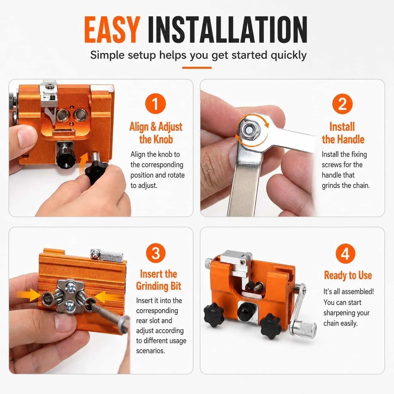 🔥HOT SALE🔥RazorWolf Pro Precision Chainsaw Sharpener