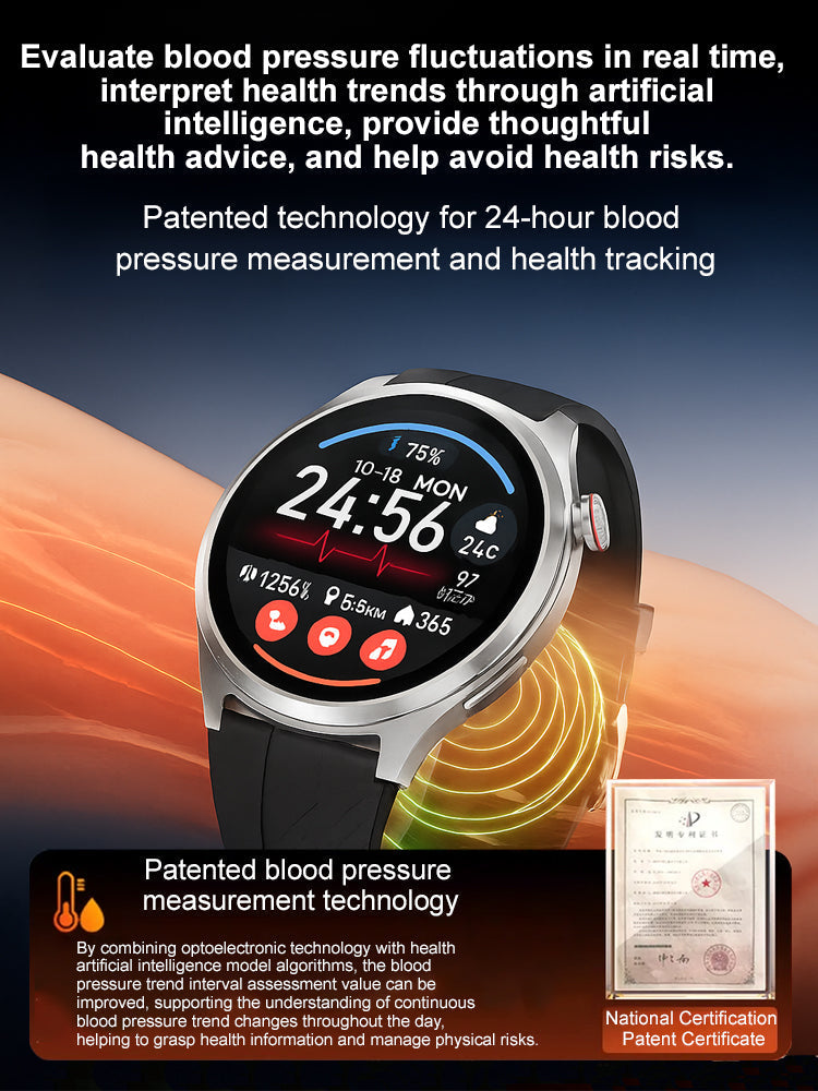【🔥49% Off】❤️ Flagship Smartwatch for Health Protection, 24/7 Health Data Center🥰