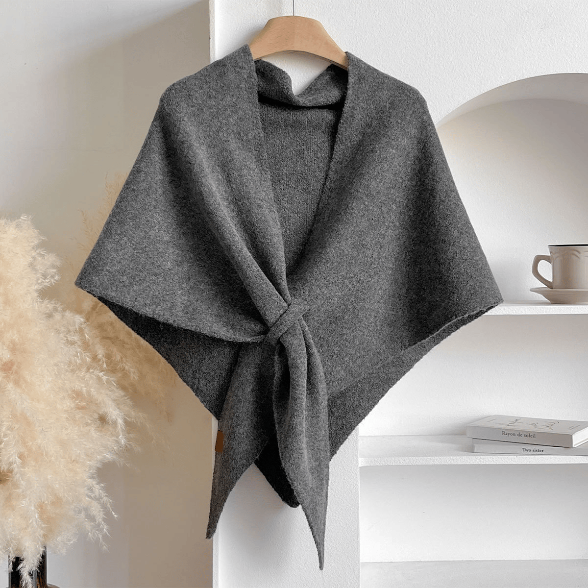 Women's Solid Color Scarf Casual Soft Comfortable Shawl for Daily Wear
