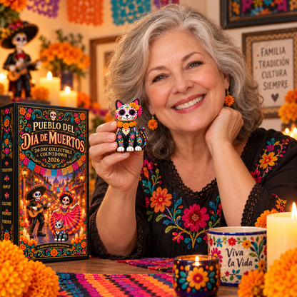24-Day Día de los Muertos Miniature Countdown Calendar