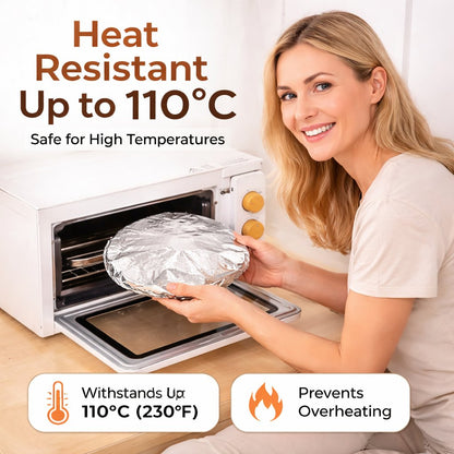 🔥Final Day Sale🔥 50 Hitzeschutzhüllen aus Aluminiumfolie, plastikfrei 🥘