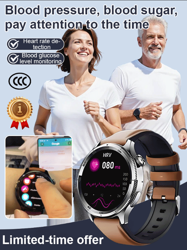 【🔥49% Off】❤️ Flagship Smartwatch for Health Protection, 24/7 Health Data Center🥰