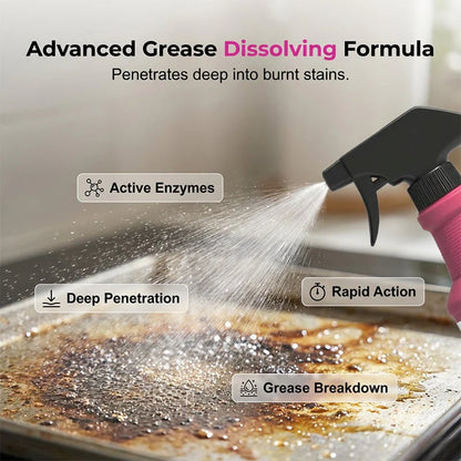 ⏰️Last Day Promotion🔥Fast-Acting Heavy-Duty Grill Degreaser Spray
