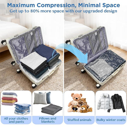 🏅75K+ Sold ⚡️Last Day Special Price 🎁Cordless Travel Vacuum Storage Compression Bag Set