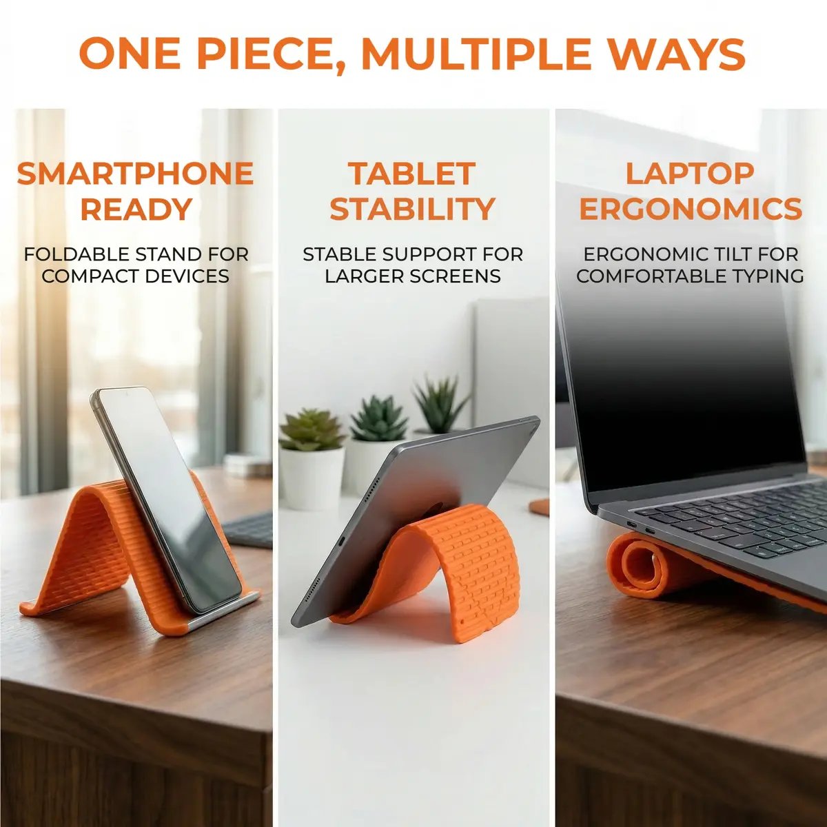 ⏰Ends Today: 50% OFF!👏Flexible silicon  Phone holder stand, Bendable Rollable Foldable Design