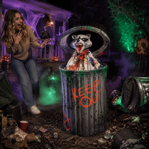 🎃 The Trash Is Moving... And It’s Hungry! 🦝