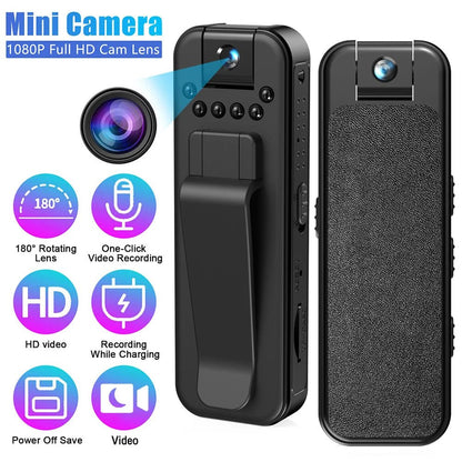 Mini body camera 1080P HD feature overview
