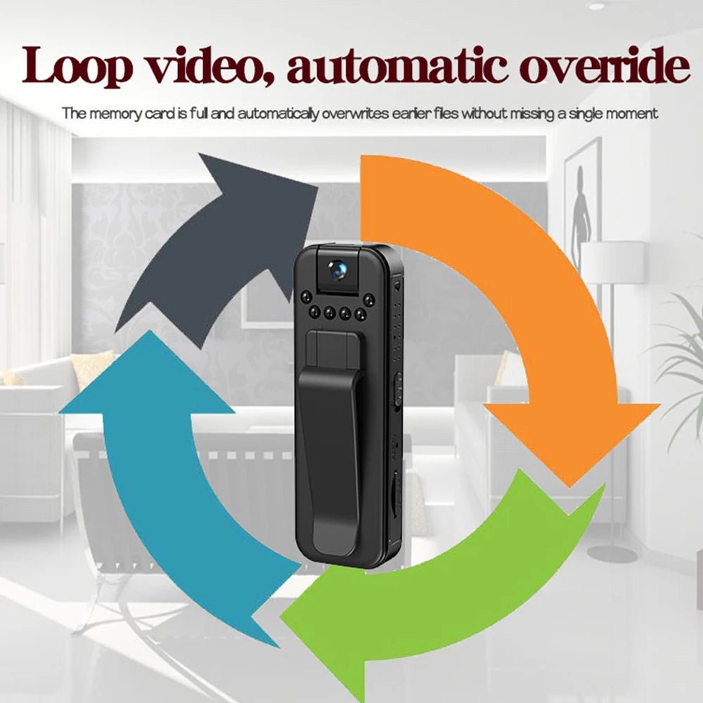 Loop recording and automatic overwrite feature