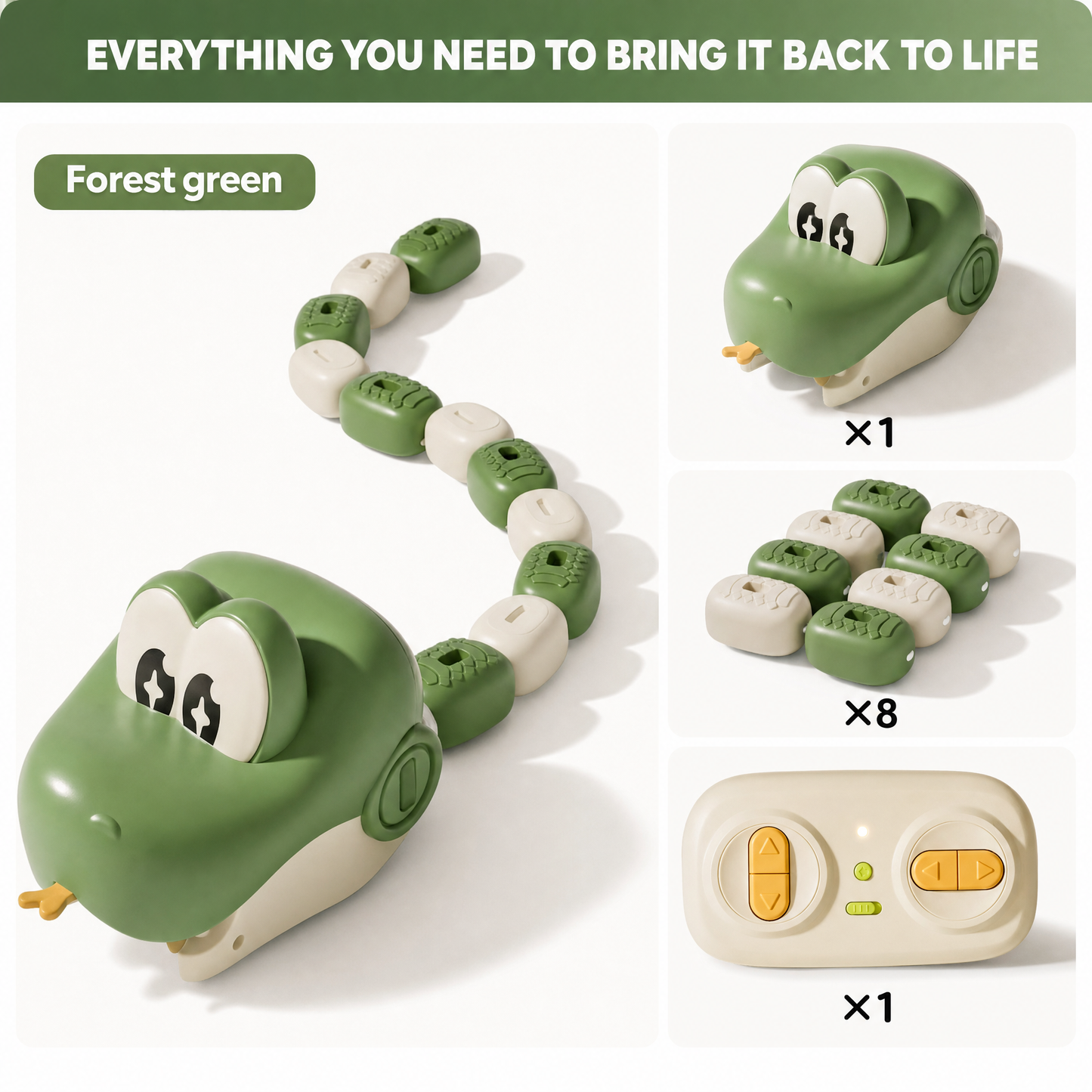 Fgorre® Real Life Snake – Remote Control Snake Game Toy