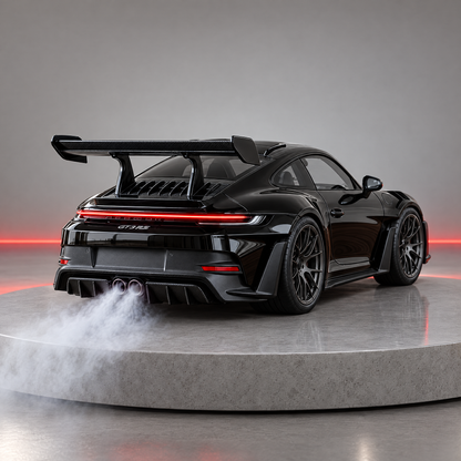 🏎️💨 Sports Car Model with Exhaust Mist Effect – Gift for Car Lovers