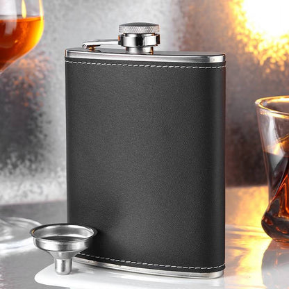 🖤Last day Promotion🔥8oz Portable Stainless Steel Whiskey Flask