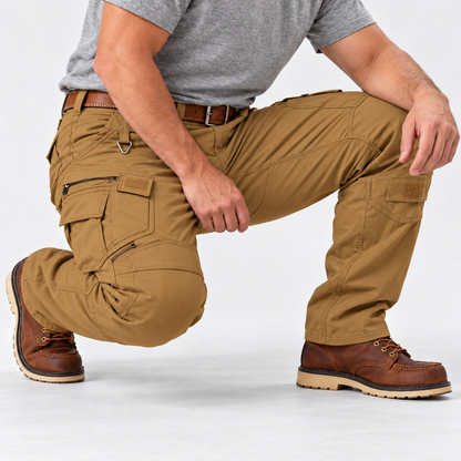 🔥 Men's Fleece-Lined Cargo Work Pants | Windproof & Water-Repellent