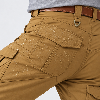 🔥 Men's Fleece-Lined Cargo Work Pants | Windproof & Water-Repellent