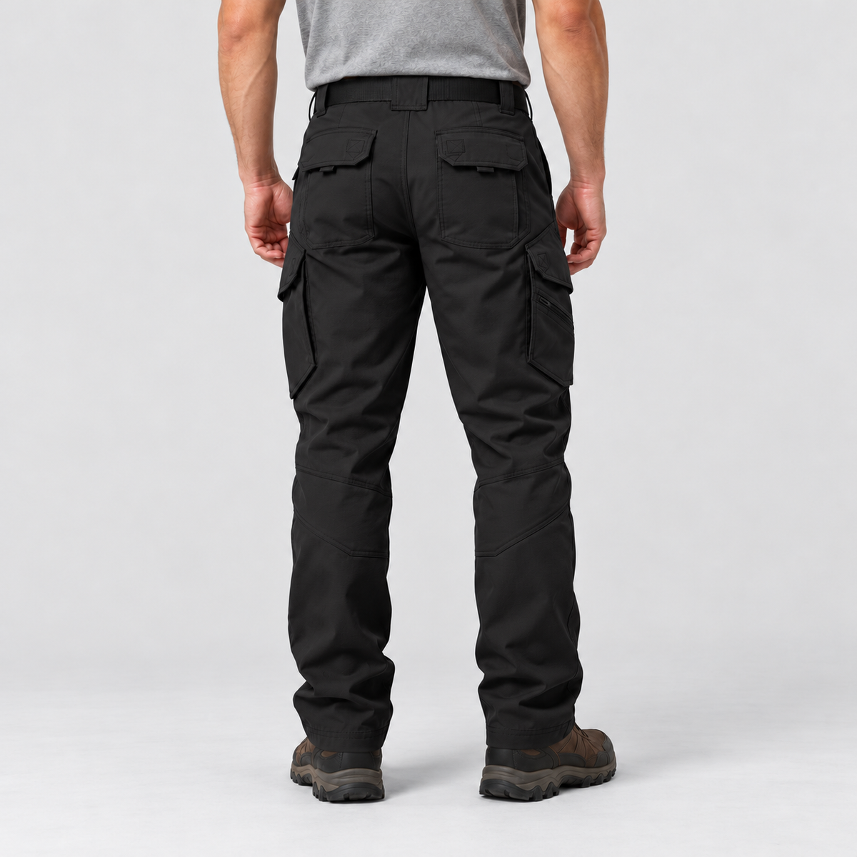 🔥 Men's Fleece-Lined Cargo Work Pants | Windproof & Water-Repellent
