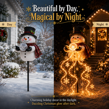 🎅Christmas Early Discount 49% Off ✨Snowman Magic Fountain Garden Light