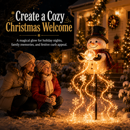 🎅Christmas Early Discount 49% Off ✨Snowman Magic Fountain Garden Light