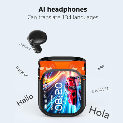 🔥 Flash Sale-60% Off 💎PRO Translator Earbuds – Bluetooth 5.4 + LED Display