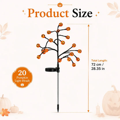🏆 Top Selling Halloween Outdoor Decor 🔥Solar Pumpkin Pathway Lights