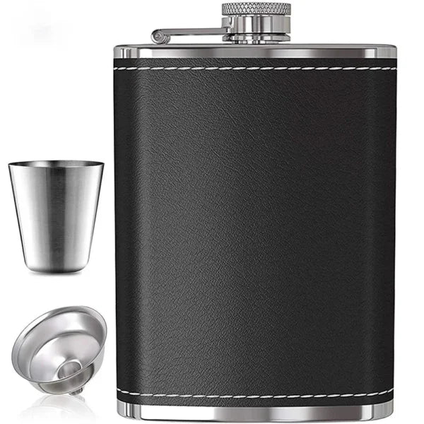 🖤Last day Promotion🔥8oz Portable Stainless Steel Whiskey Flask