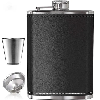 🖤Last day Promotion🔥8oz Portable Stainless Steel Whiskey Flask
