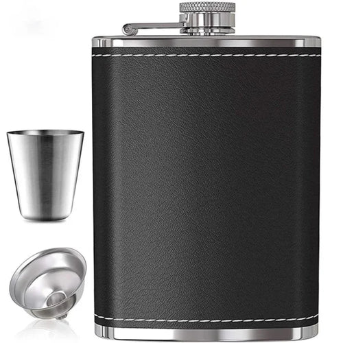 🖤Last day Promotion🔥8oz Portable Stainless Steel Whiskey Flask